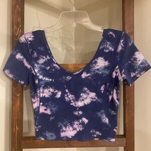 Lululemon Tie-Dye Crop Top